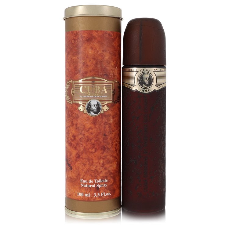 Cuba Gold Cologne by Fragluxe Eau De Toilette Spray 3.4 oz for Men - Authentic Fragrance - Discount Men Perfume or Cologne Fragrance